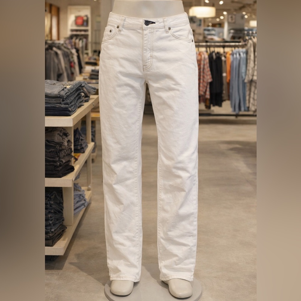 white stretchy Women's Jeans